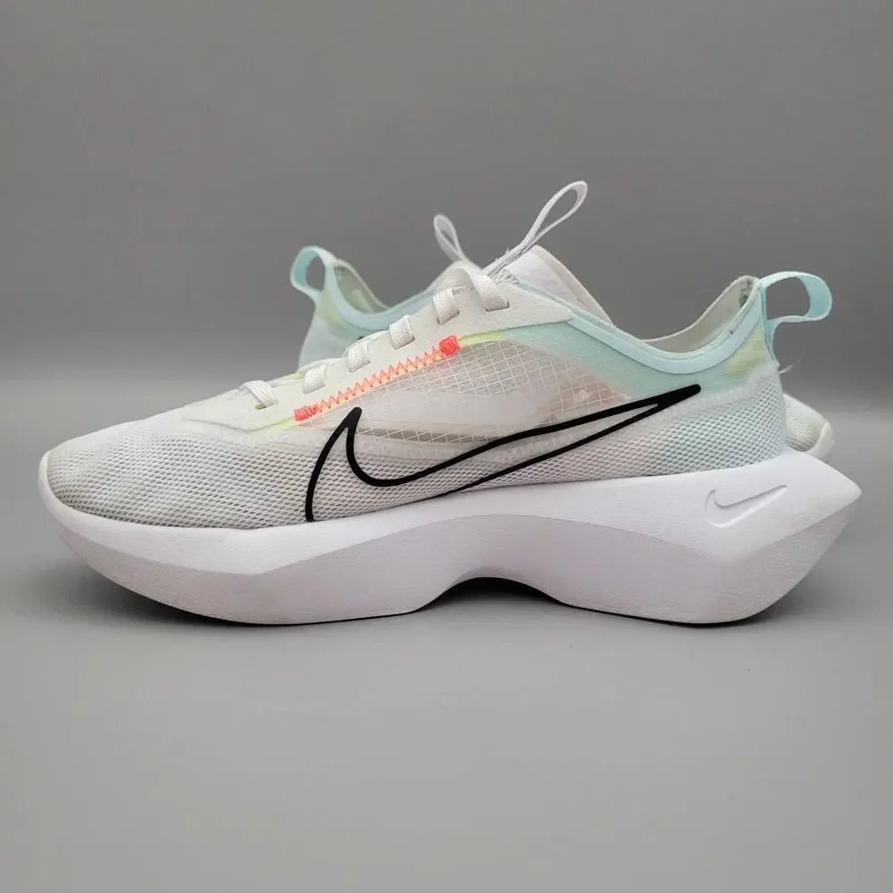 Nike Vista Lite Womens Size 7 White Pink Athletic Running Walking Shoes Sneakers